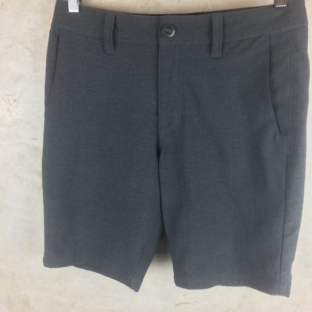 Volcom Gray 4 Way Stretch Board Flat Front Shorts… - image 1